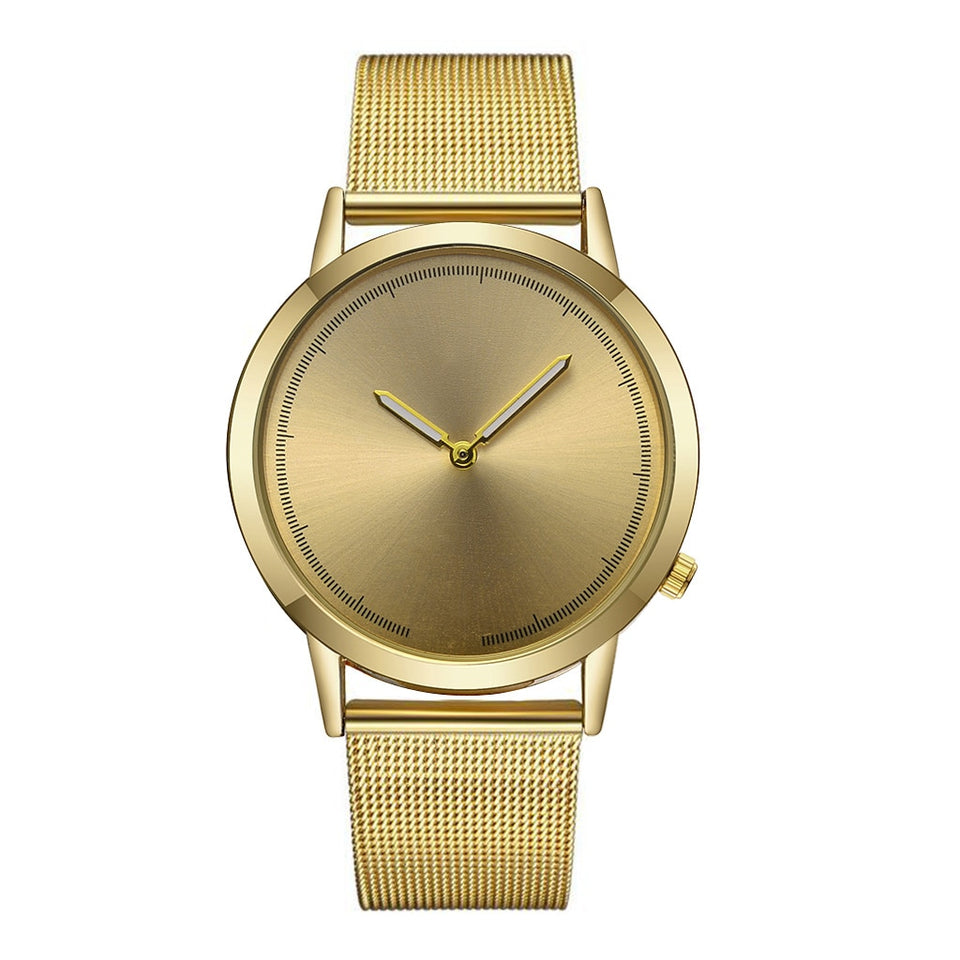 Professional Luxury Gold Metallic Watch