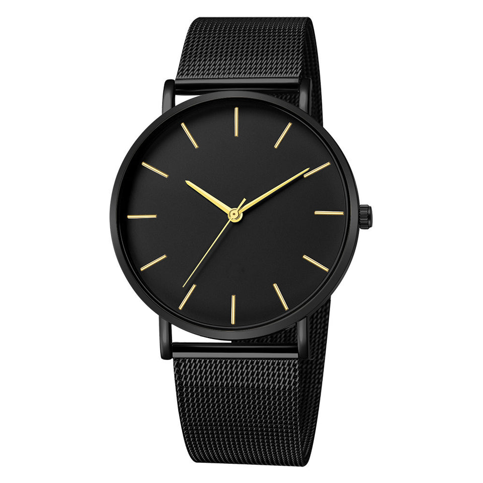 Elegant Metal Mesh Watch