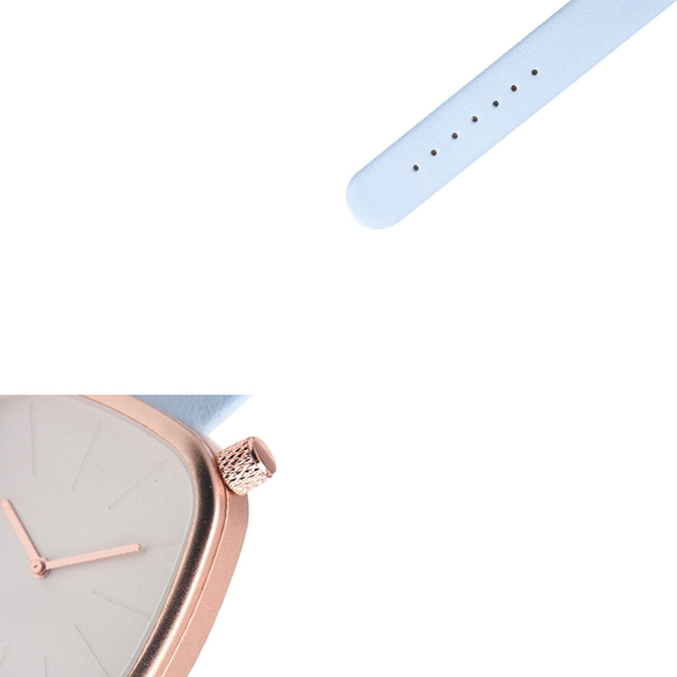 Rose Gold Pebble Watch