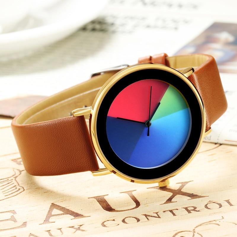 Classy Brown Leather Color Wheel