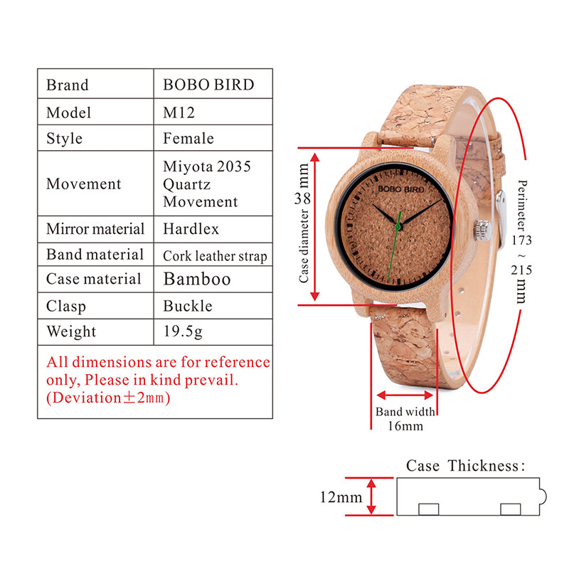 Natural Cork Watch