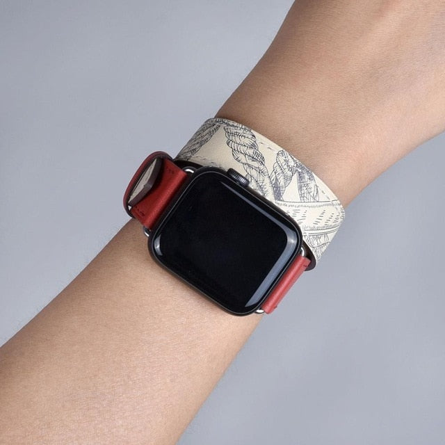 Genuine Leather Belt Band for Apple Watch