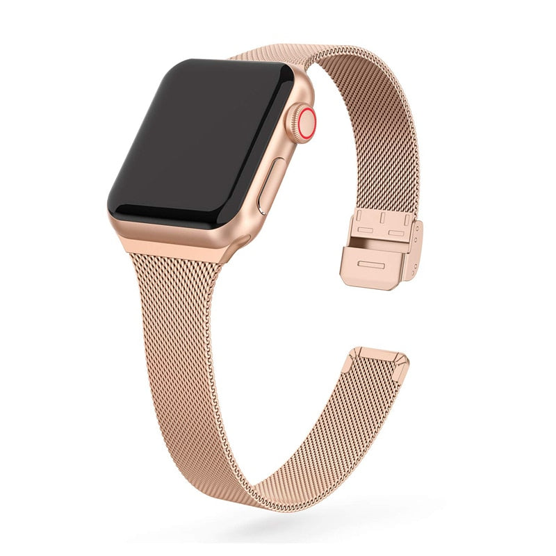 Slim Milanese Band For Apple Watch