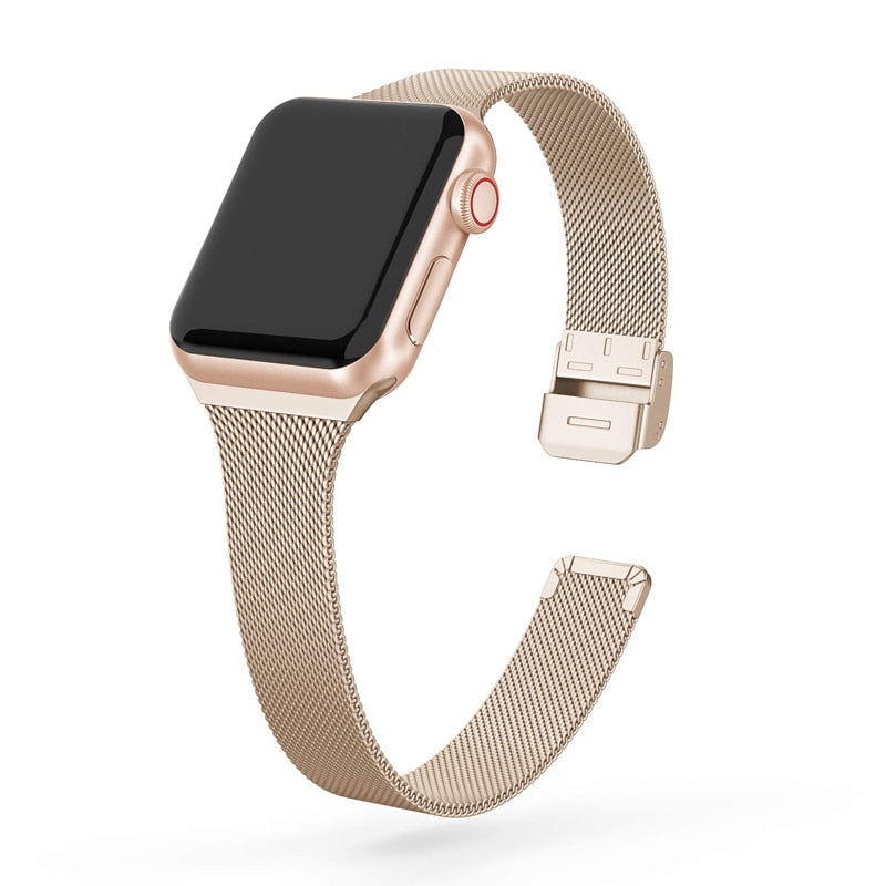 Slim Milanese Band For Apple Watch