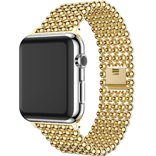 Steel Pearls Strap For Apple Watch