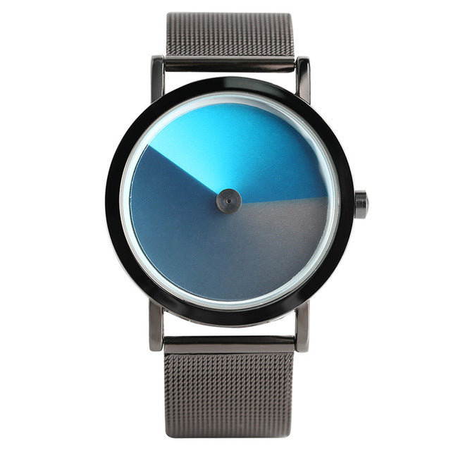 Slim Stainless Steel Colorwheel Watch