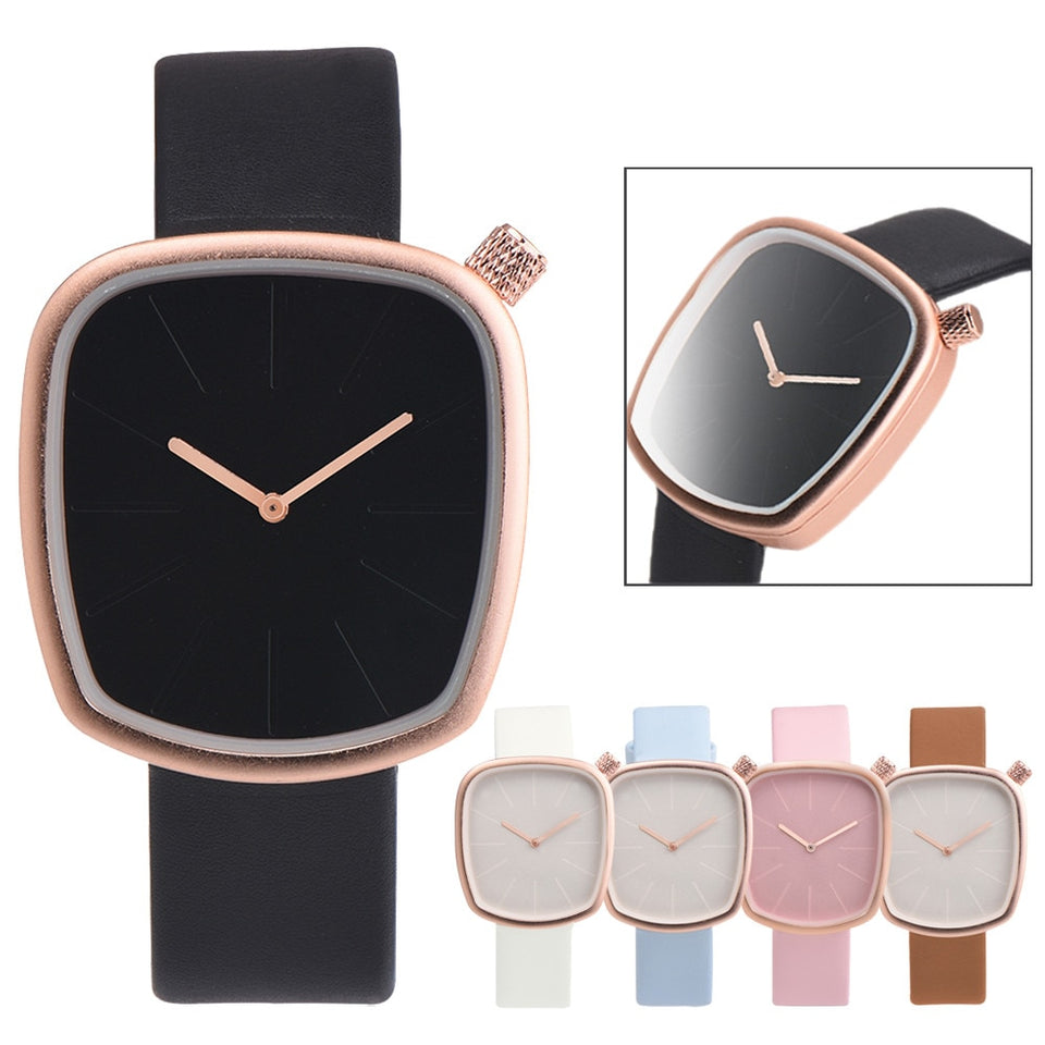 Rose Gold Pebble Watch