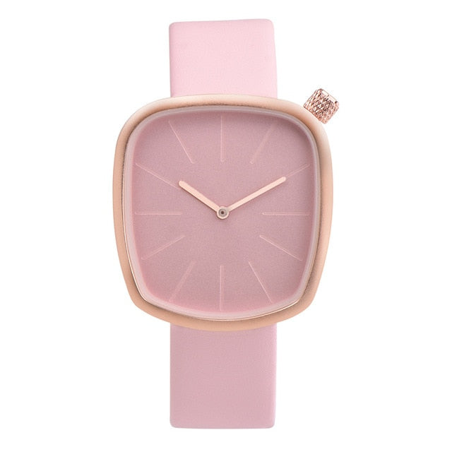 Rose Gold Pebble Watch