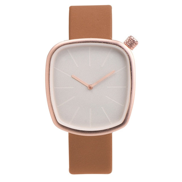 Rose Gold Pebble Watch