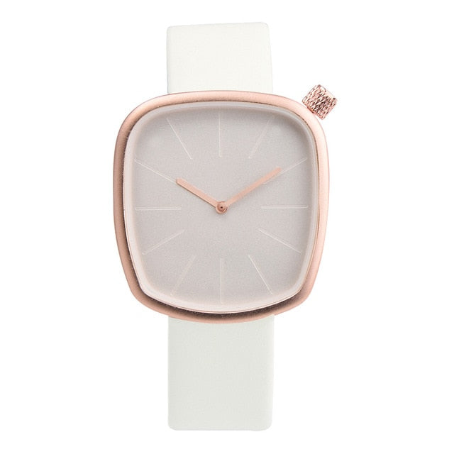 Rose Gold Pebble Watch