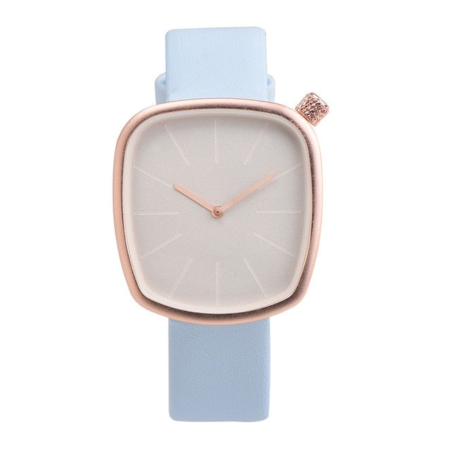 Rose Gold Pebble Watch