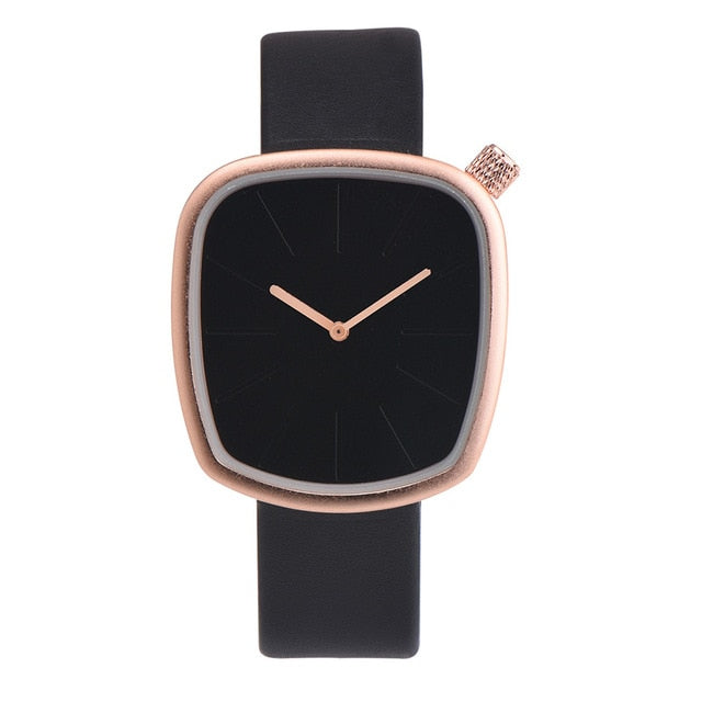 Rose Gold Pebble Watch