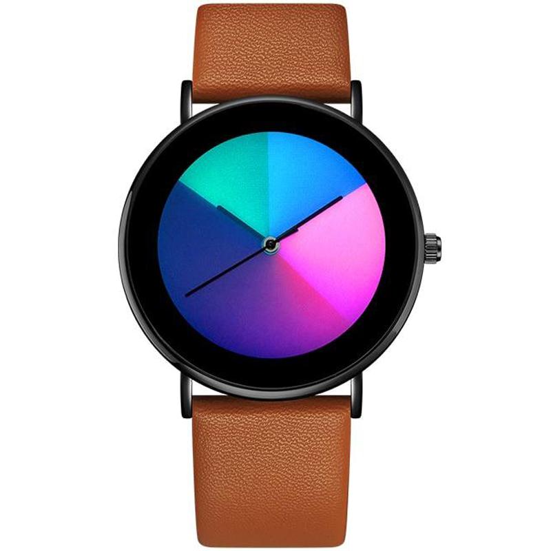 Classy Brown Leather Color Wheel