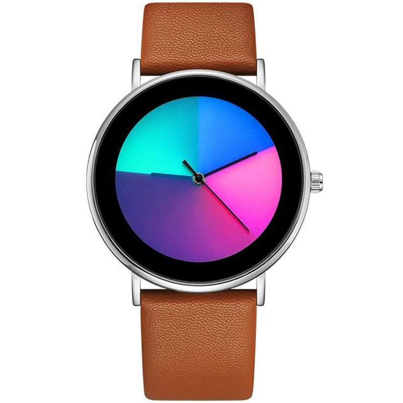 Classy Brown Leather Color Wheel